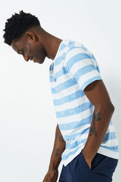 Stripe T-Shirt _ 166200 _ Blue