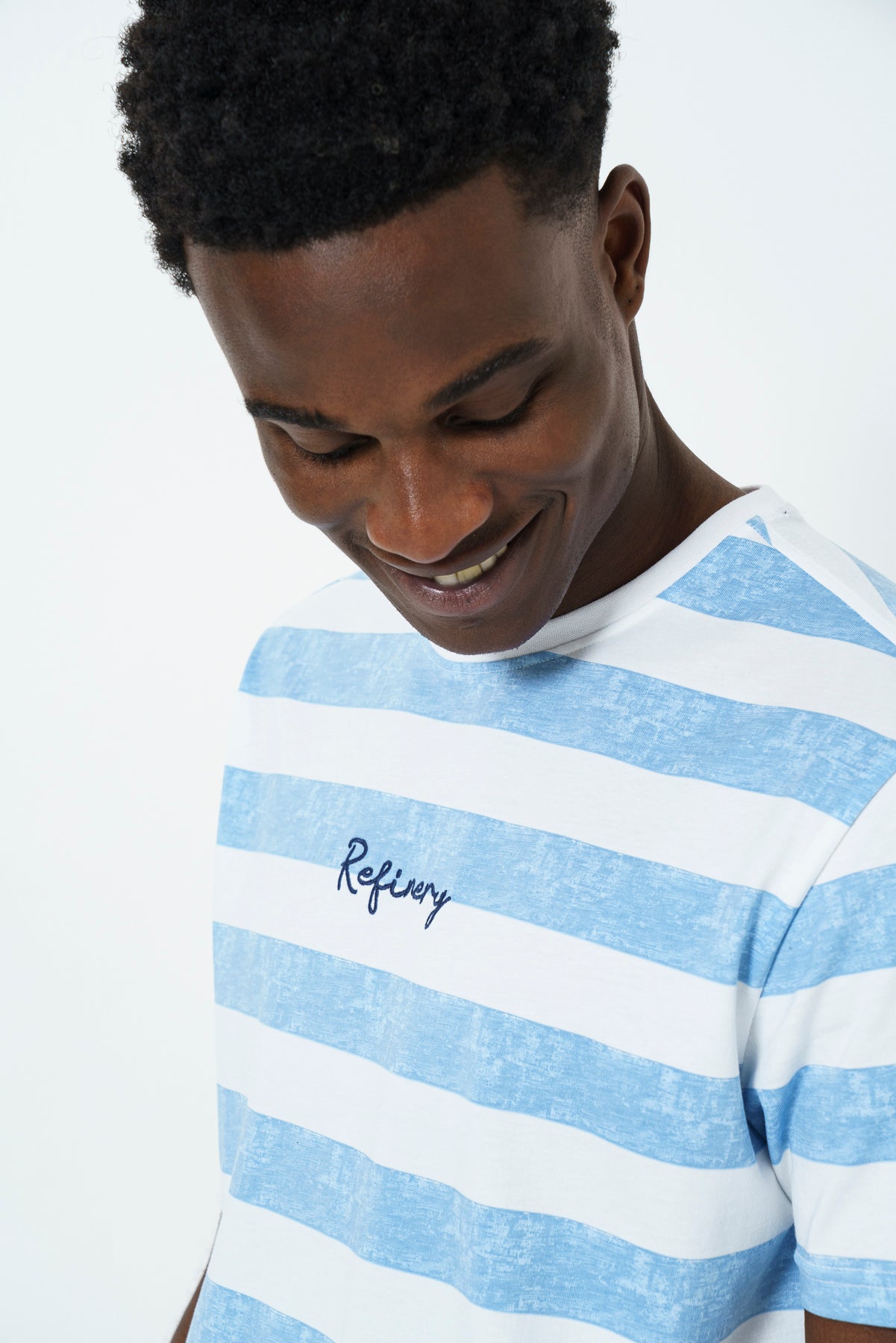 Stripe T-Shirt _ 166200 _ Blue