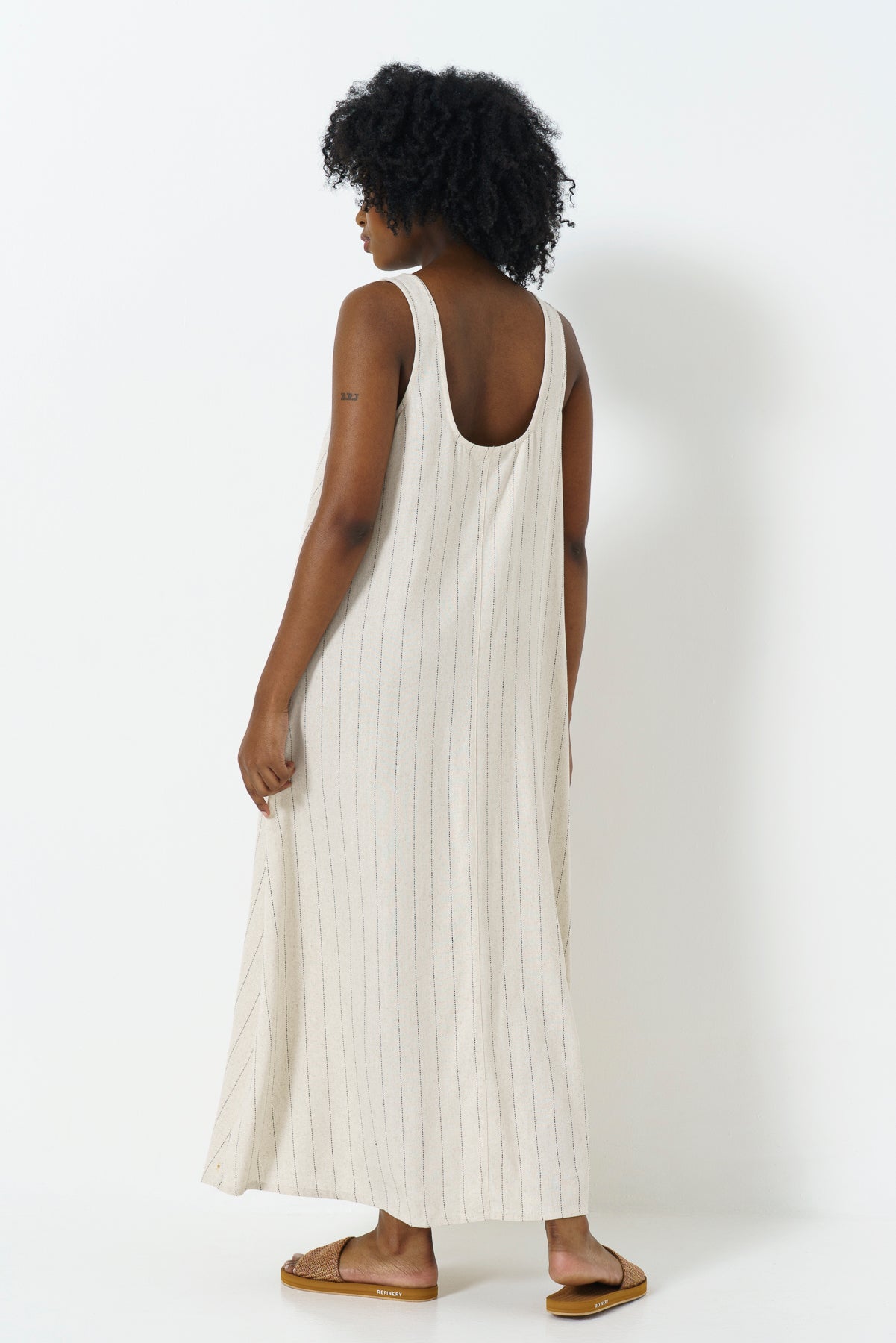 A-Line Dress _ 165776 _ Natural