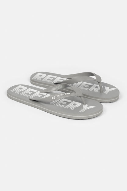 Branded Flip Flop _ 160969 _ Grey