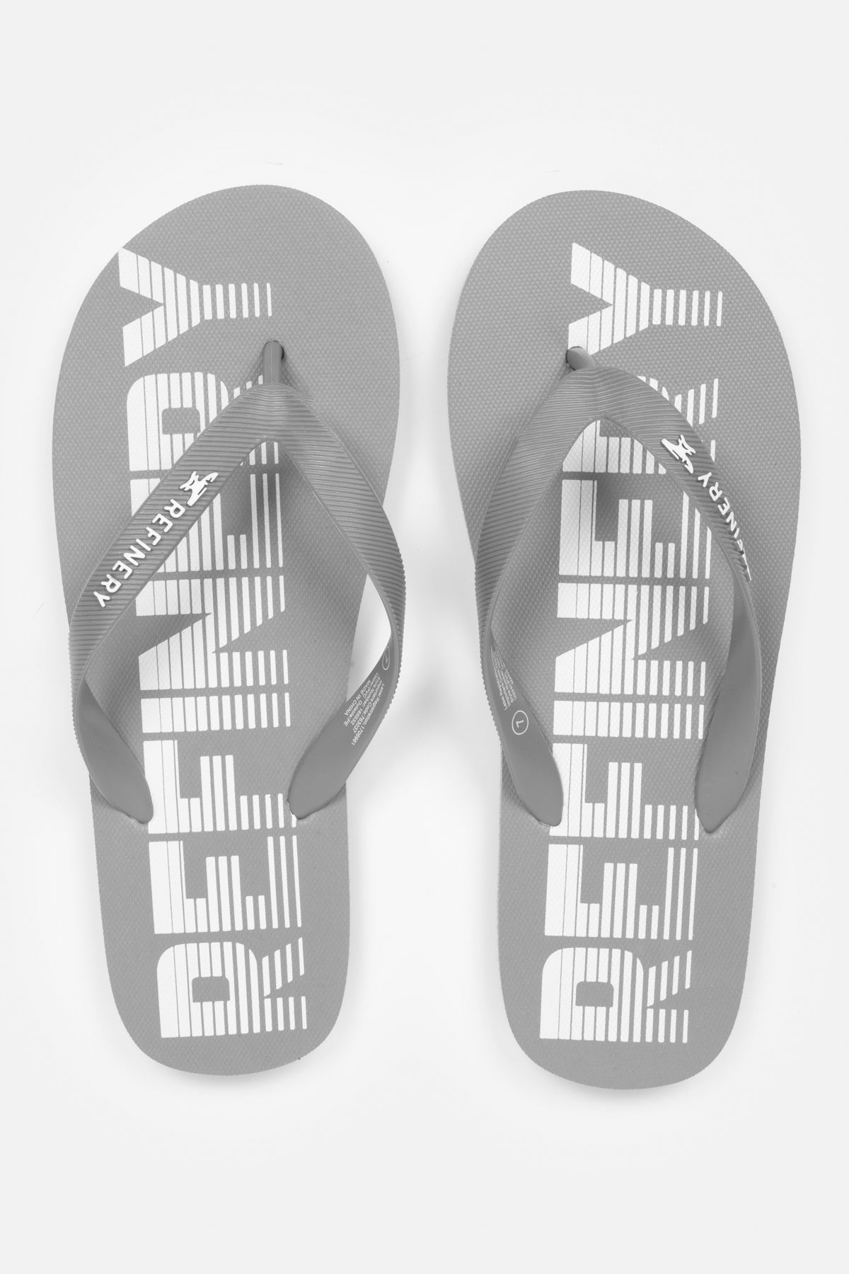 Branded Flip Flop _ 160969 _ Grey