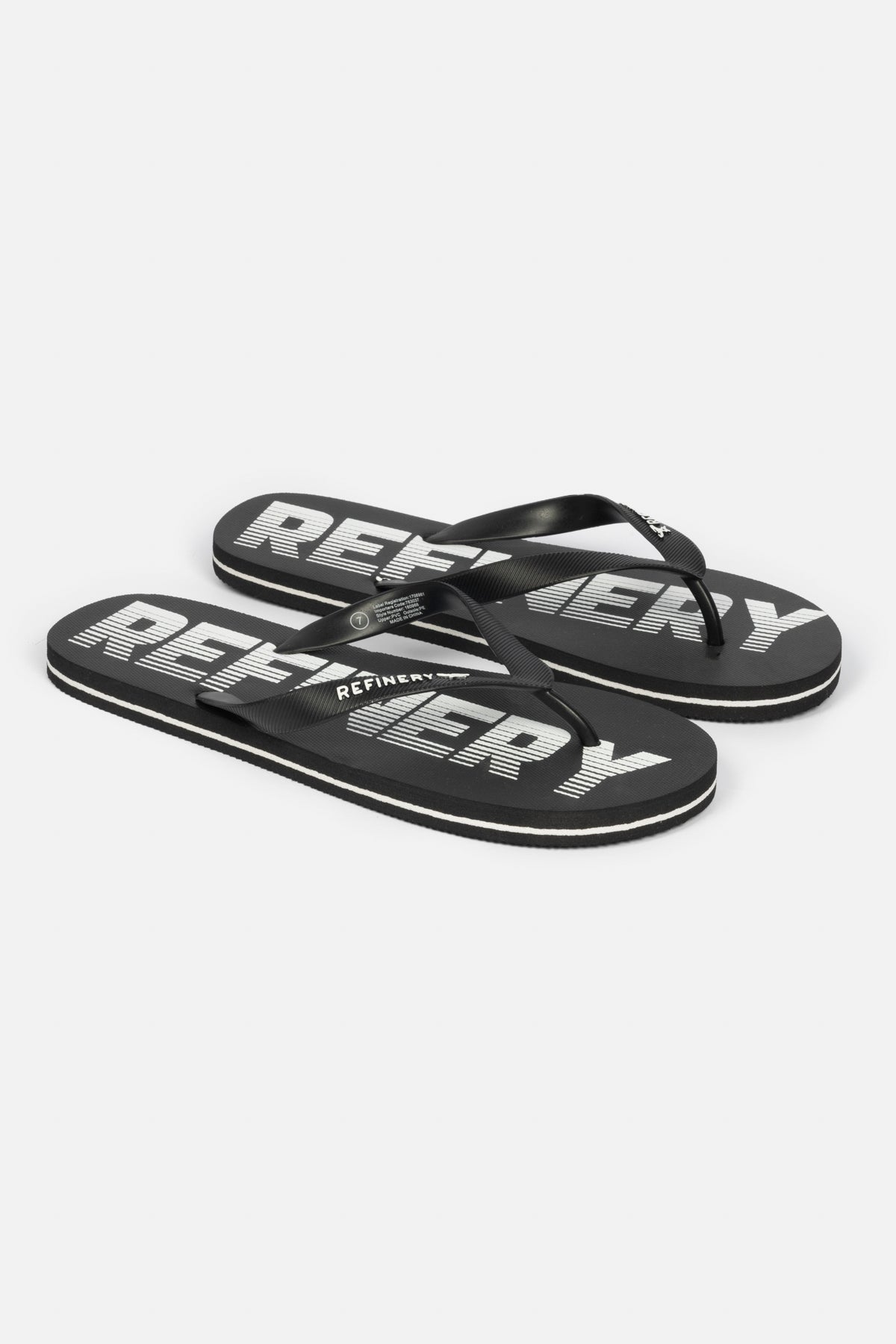 Branded Flip Flop _ 160968 _ Black
