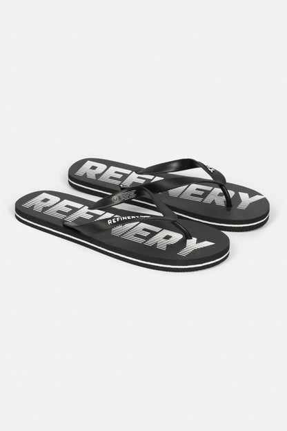 Branded Flip Flop _ 160968 _ Black