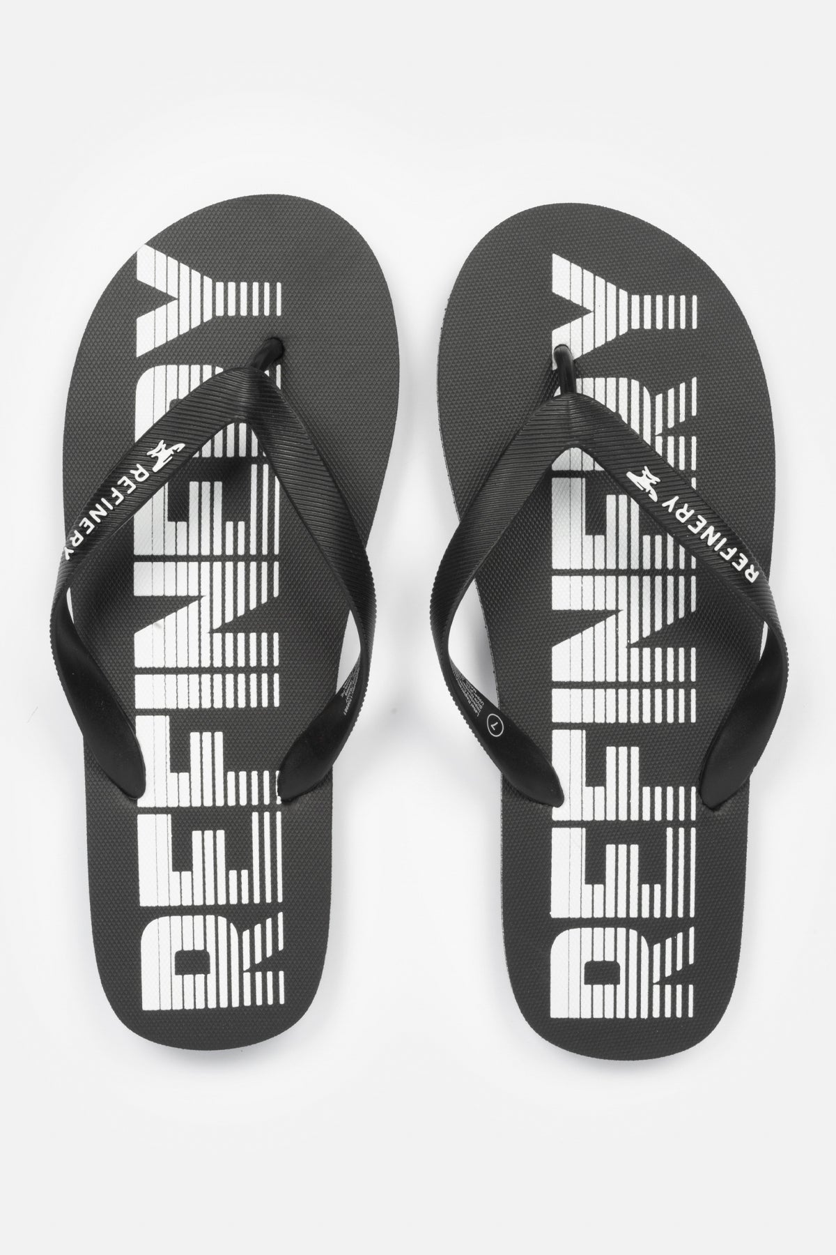 Branded Flip Flop _ 160968 _ Black