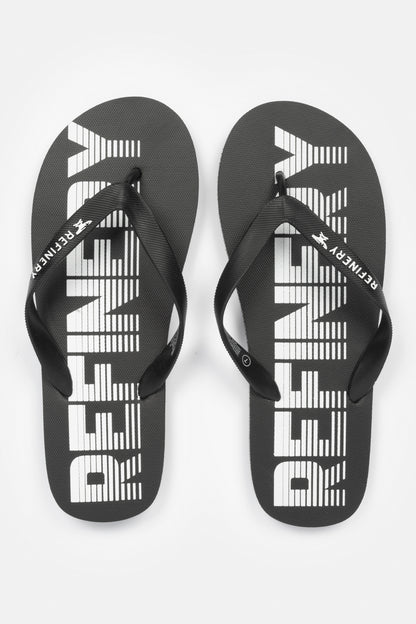 Branded Flip Flop _ 160968 _ Black