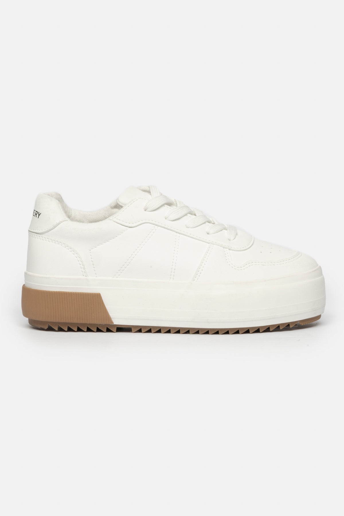 Platform Court Sneaker _ 160985 _ White