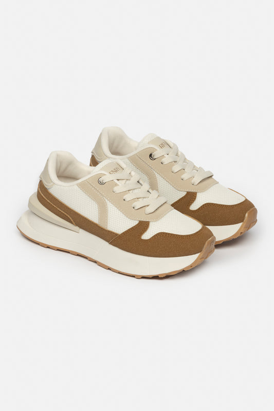 Retro Sneaker _ 165456 _ Brown