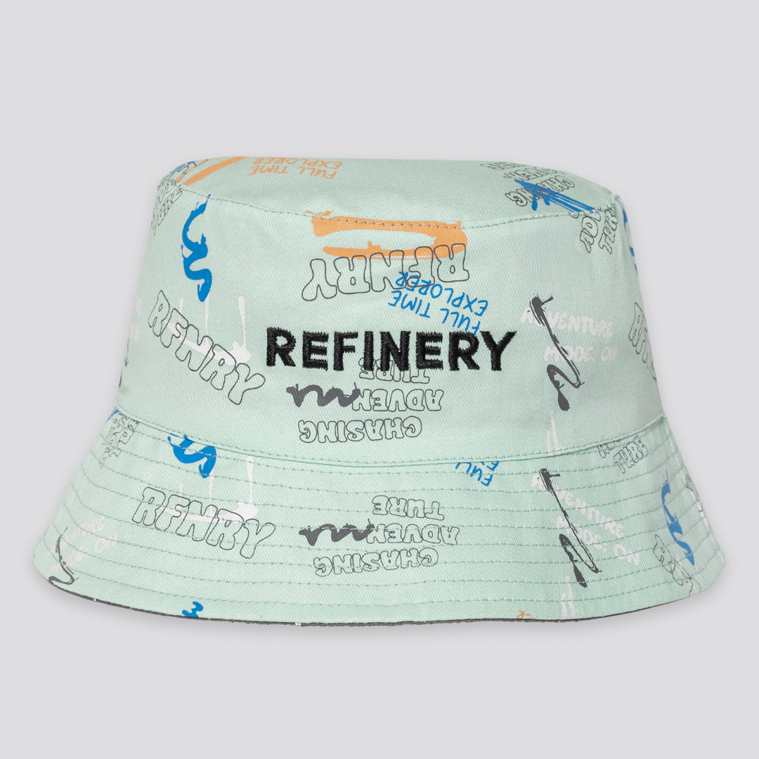 Boys Grafitti Reversible Bucket Hat _ 165803 _ Multi