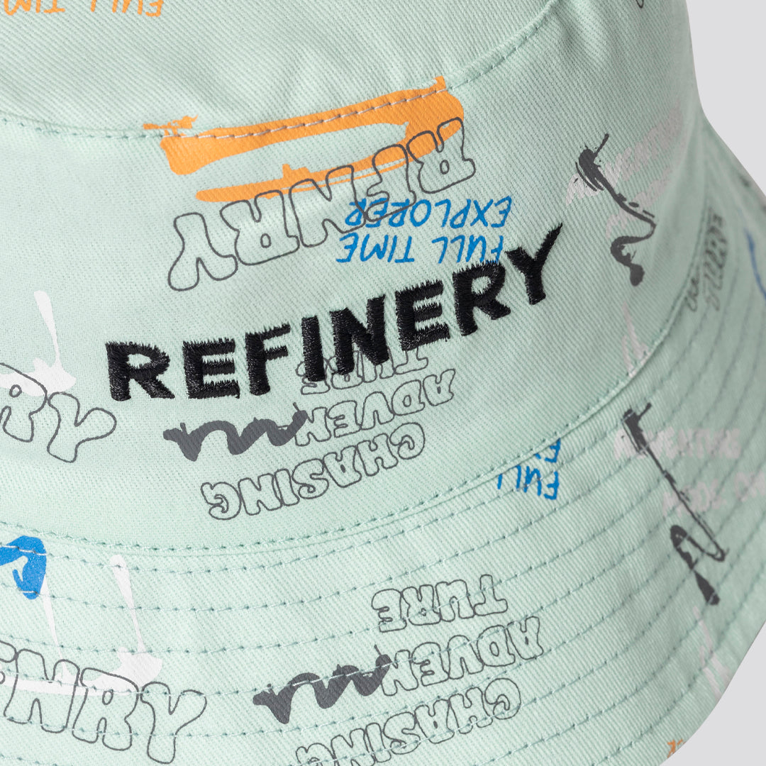 Boys Grafitti Reversible Bucket Hat _ 165803 _ Multi