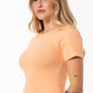 Ribbed T-Shirt _ 141560 _ Orange