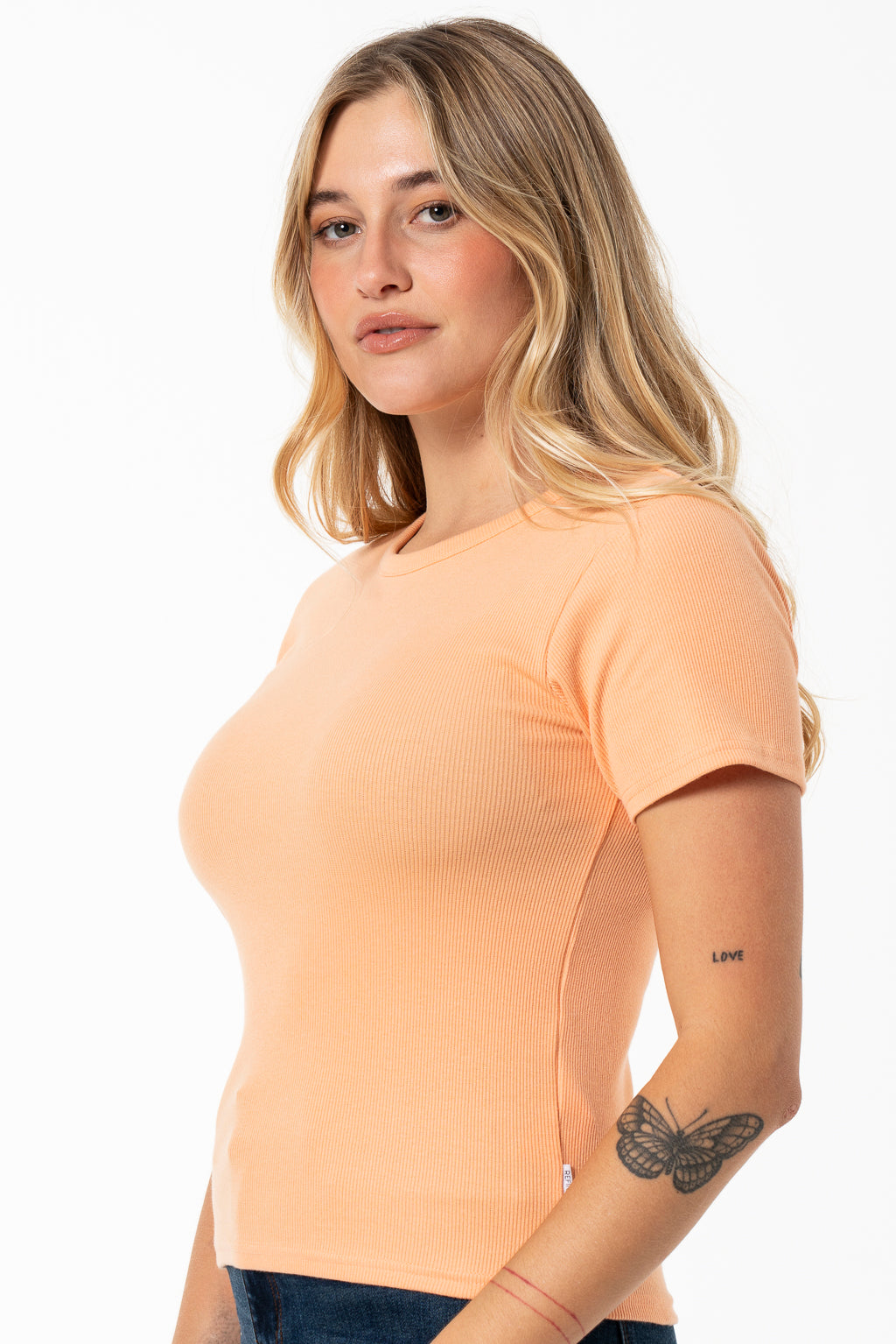 Ribbed T-Shirt _ 141560 _ Orange