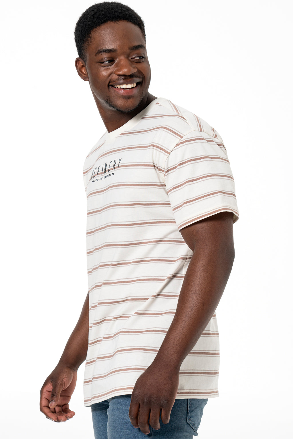 Off white t shirt stripes sale