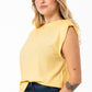 Organic Dye Muscle T-Shirt _ 141583 _ Yellow