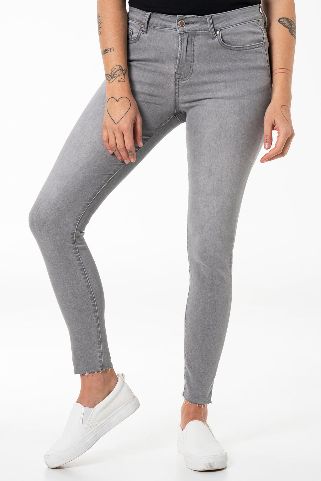 Rf12 Mid-Rise Skinny Jeans _ 142449 _ Grey Wash from REFINERY – Refinery