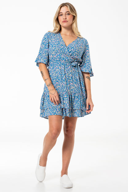 Flare Dress _ 141445 _ Blue