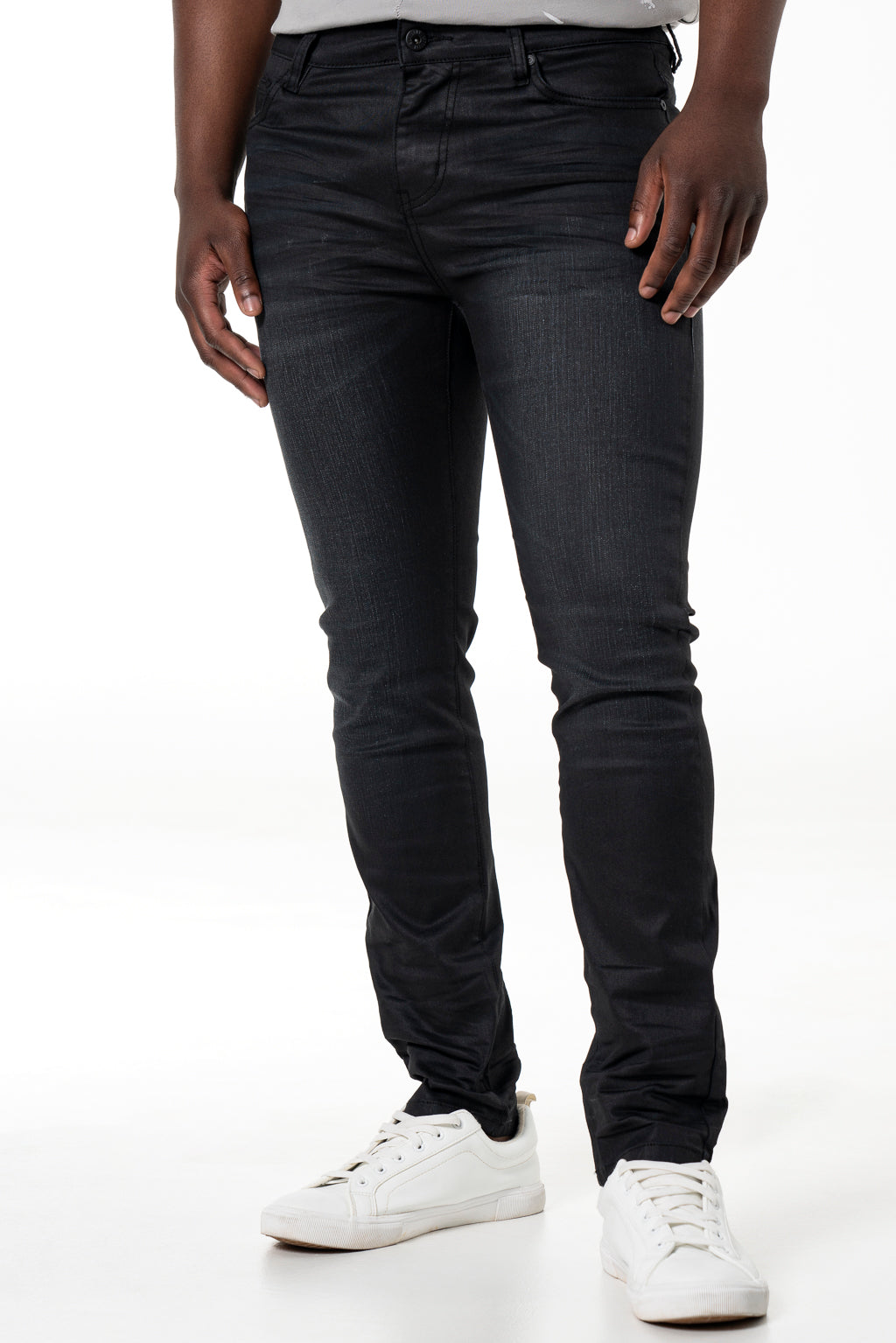 Rf02 Black Coated Jeans _ 137509 _ Black