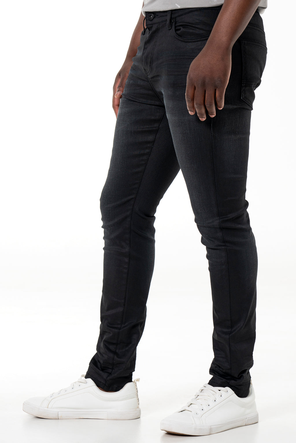 Rf02 Black Coated Jeans _ 137509 _ Black