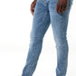 Rf02 Ripped Skinny Denim Jeans _ 140442 _ Mid Wash