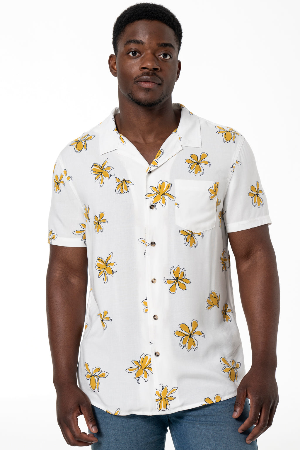 Gladneck Shirt _ 141635 _ Off White from REFINERY – Refinery