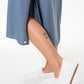 Chambray Slip Dress _ 141443 _ Light Blue