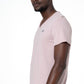 V-Neck T-Shirt _ 141370 _ Dusty Pink