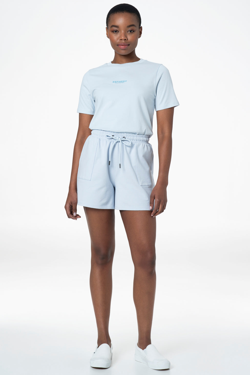 Fleece Track Shorts _ 143396 _ Blue
