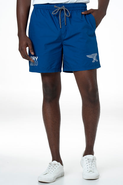 Printed Cuba Shorts _ 145578 _ Cobalt
