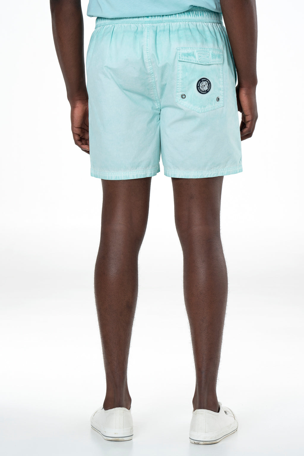 Dirty Dye Pool Shorts _ 143901 _ Light Blue from REFINERY – Refinery