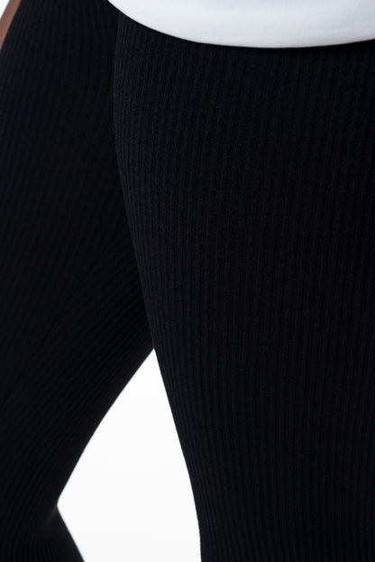Ribbed Leggings _ 156542 _ Black