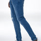 Rf10 Rip And Repair Skinny Denim Jeans _ 142682 _ Mid Wash