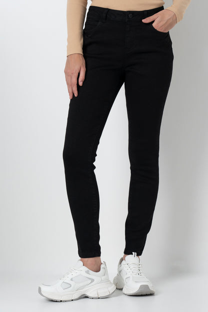 Rf01 Mid Rise Skinny Jean _ 157475 _ Black