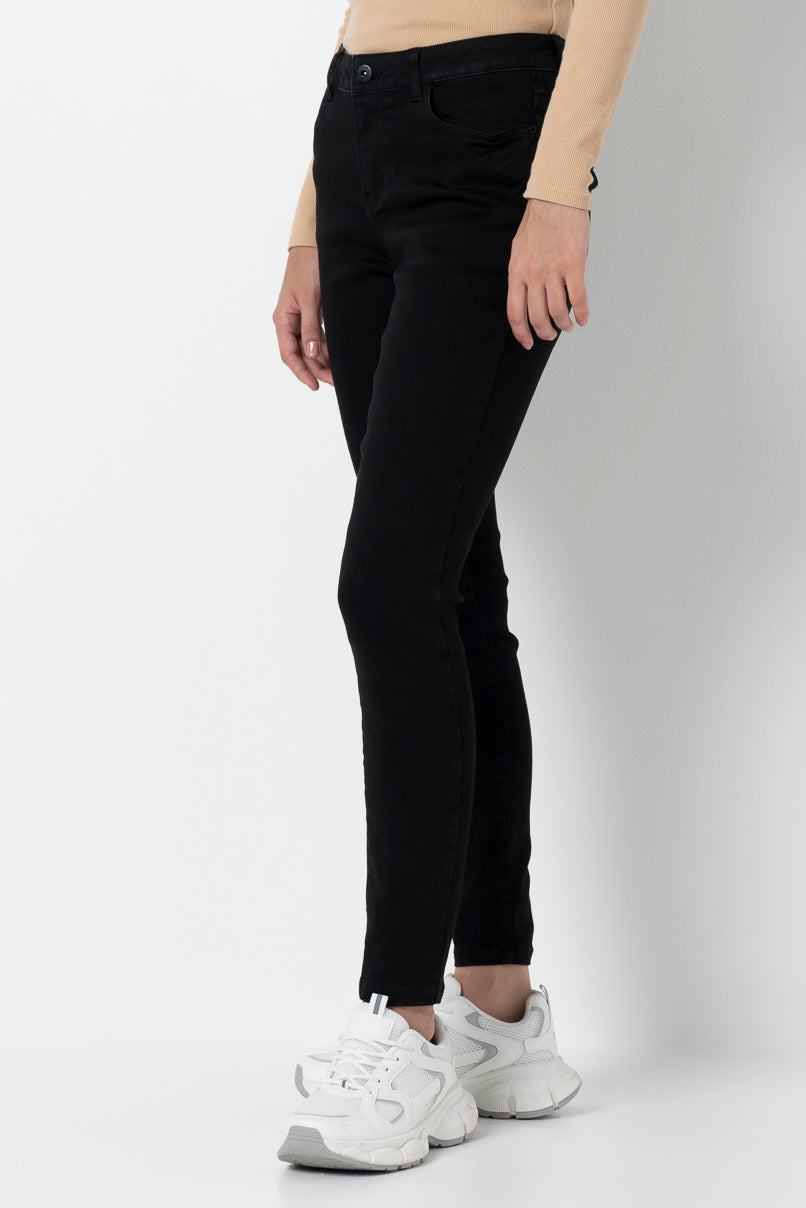Rf01 Mid Rise Skinny Jean _ 157475 _ Black