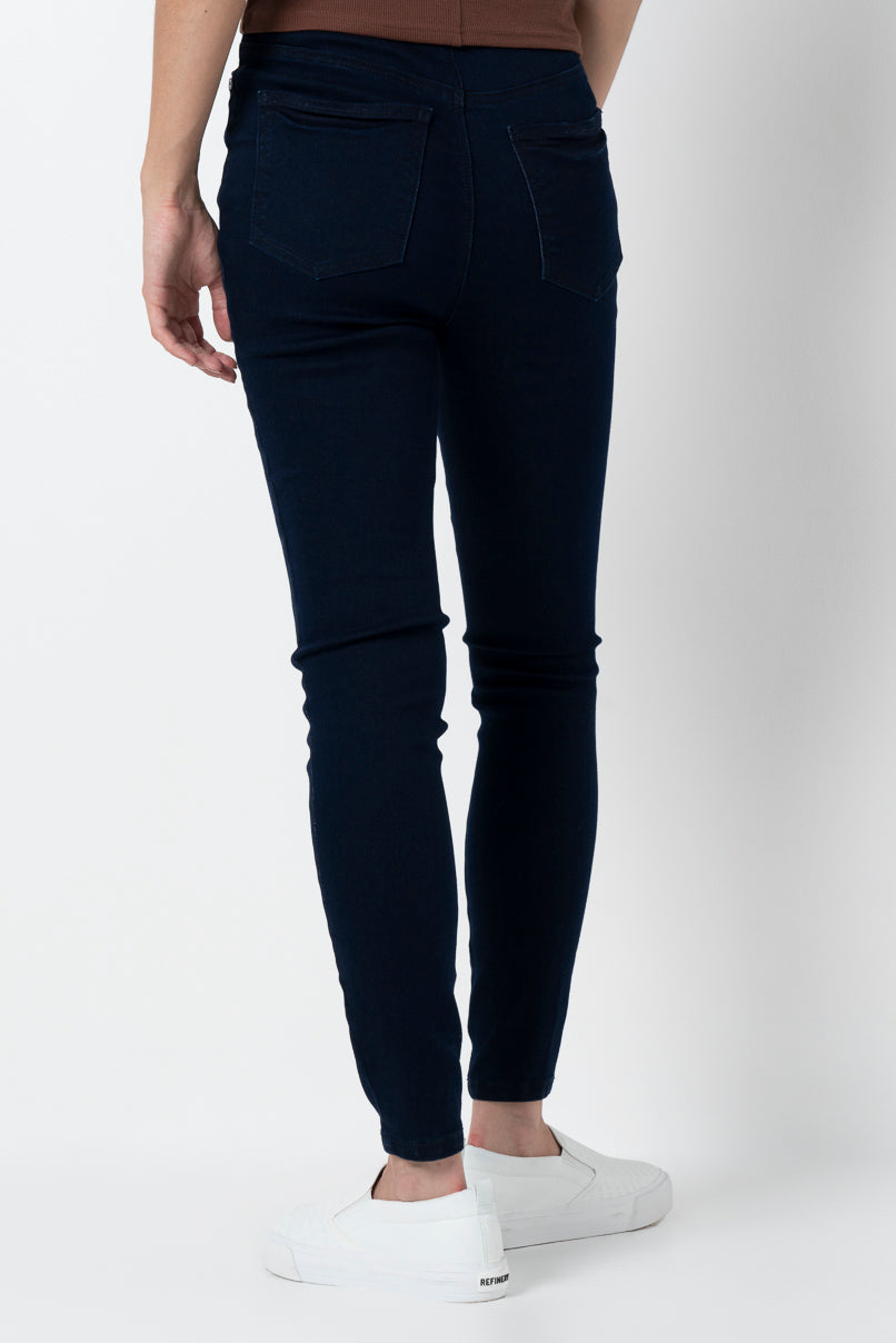 Rf09 Hi Waisted Skinny Jeans _ 157467 _ Dark Wash