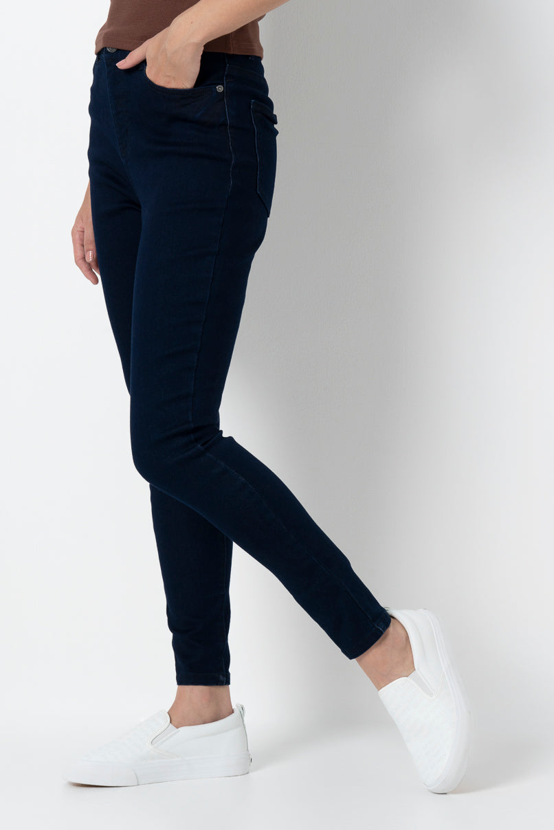 Rf09 Hi Waisted Skinny Jeans _ 157467 _ Dark Wash