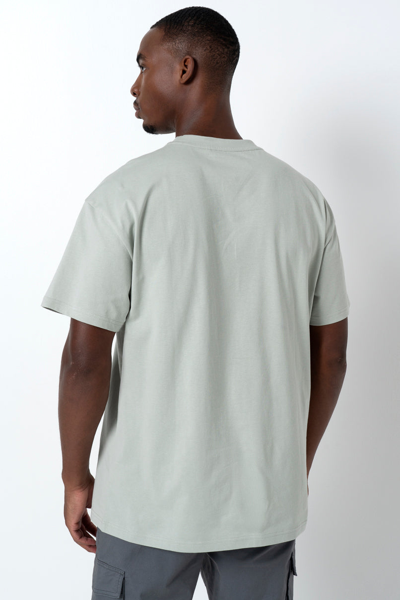 Embroidery T-Shirt _ 158812 _ Mint