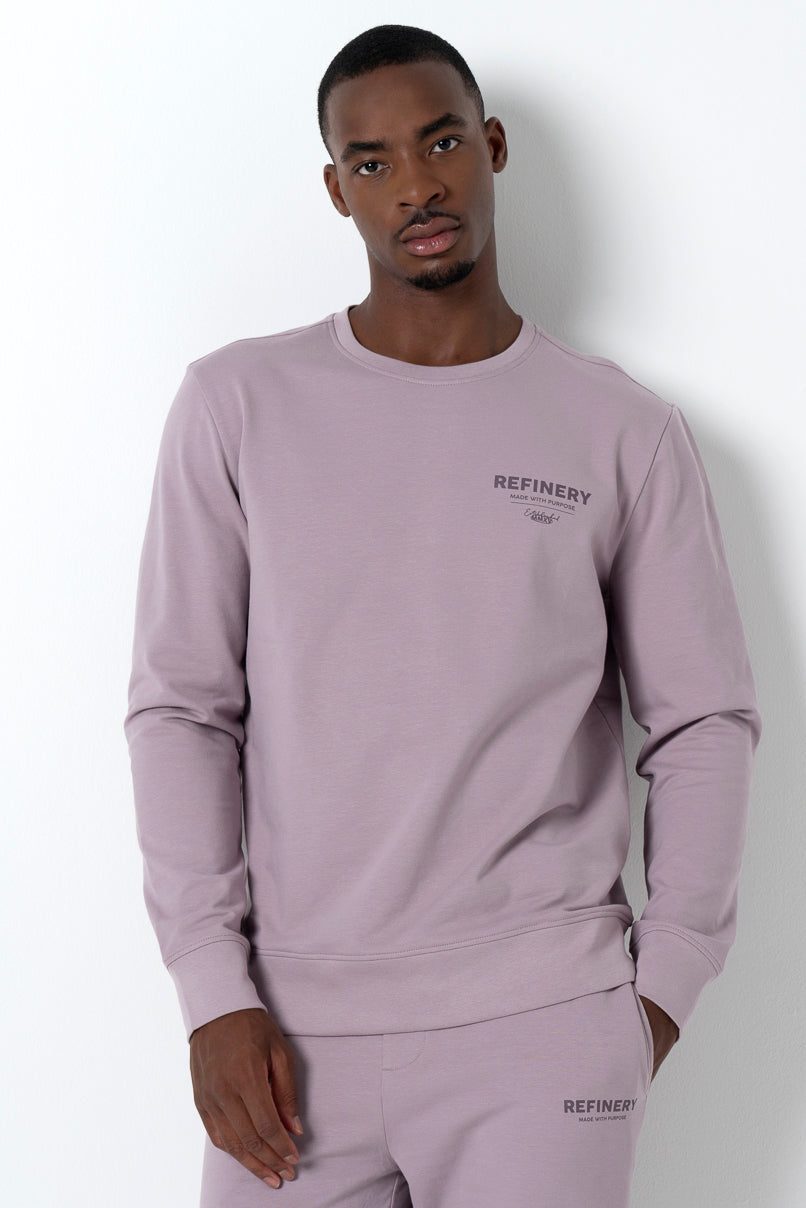 Crewneck Sweater _ 158349 _ Berry