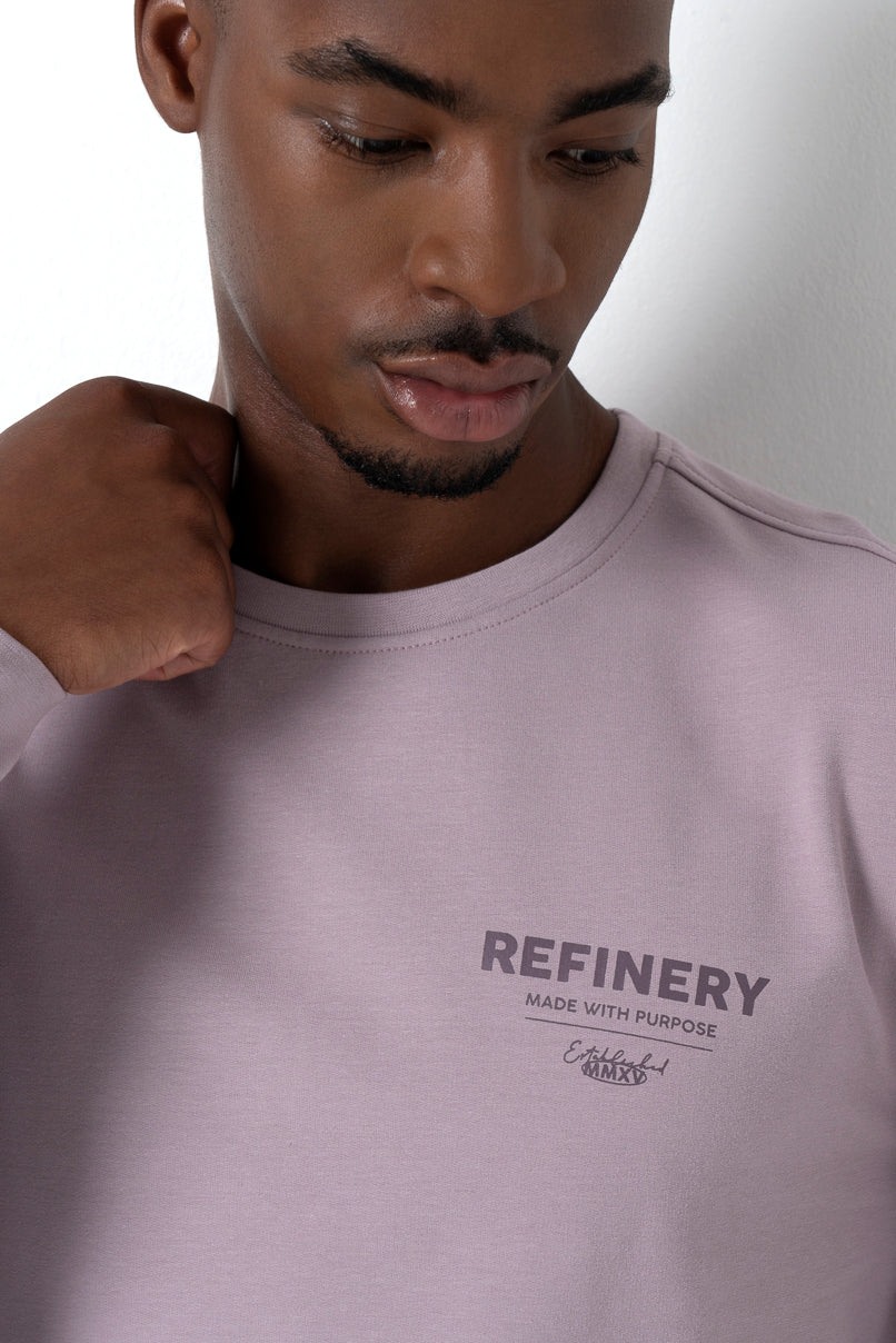 Crewneck Sweater _ 158349 _ Berry