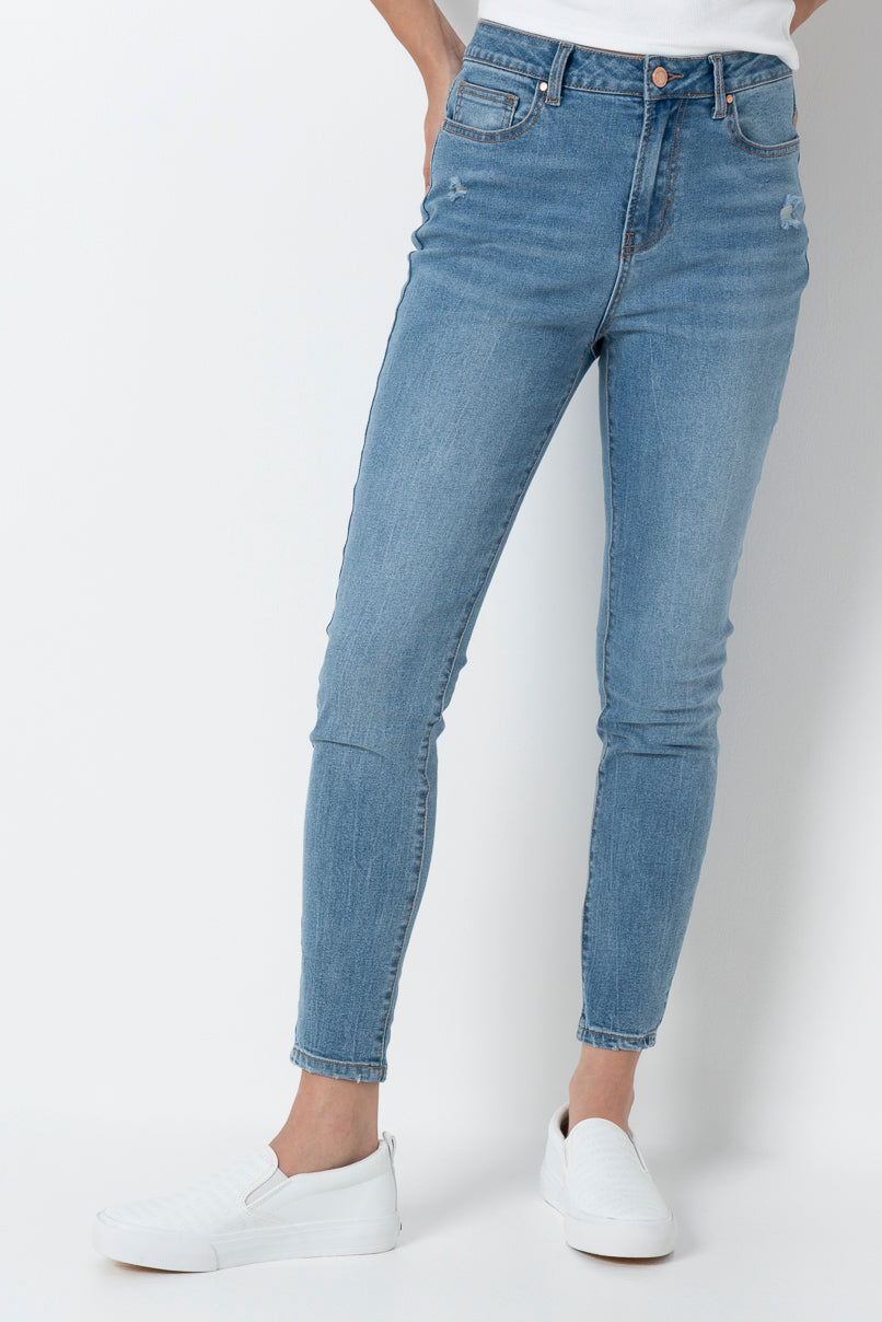 Rf05 Hi-Rise Skinny Jeans _ 156575 _ Light Wash