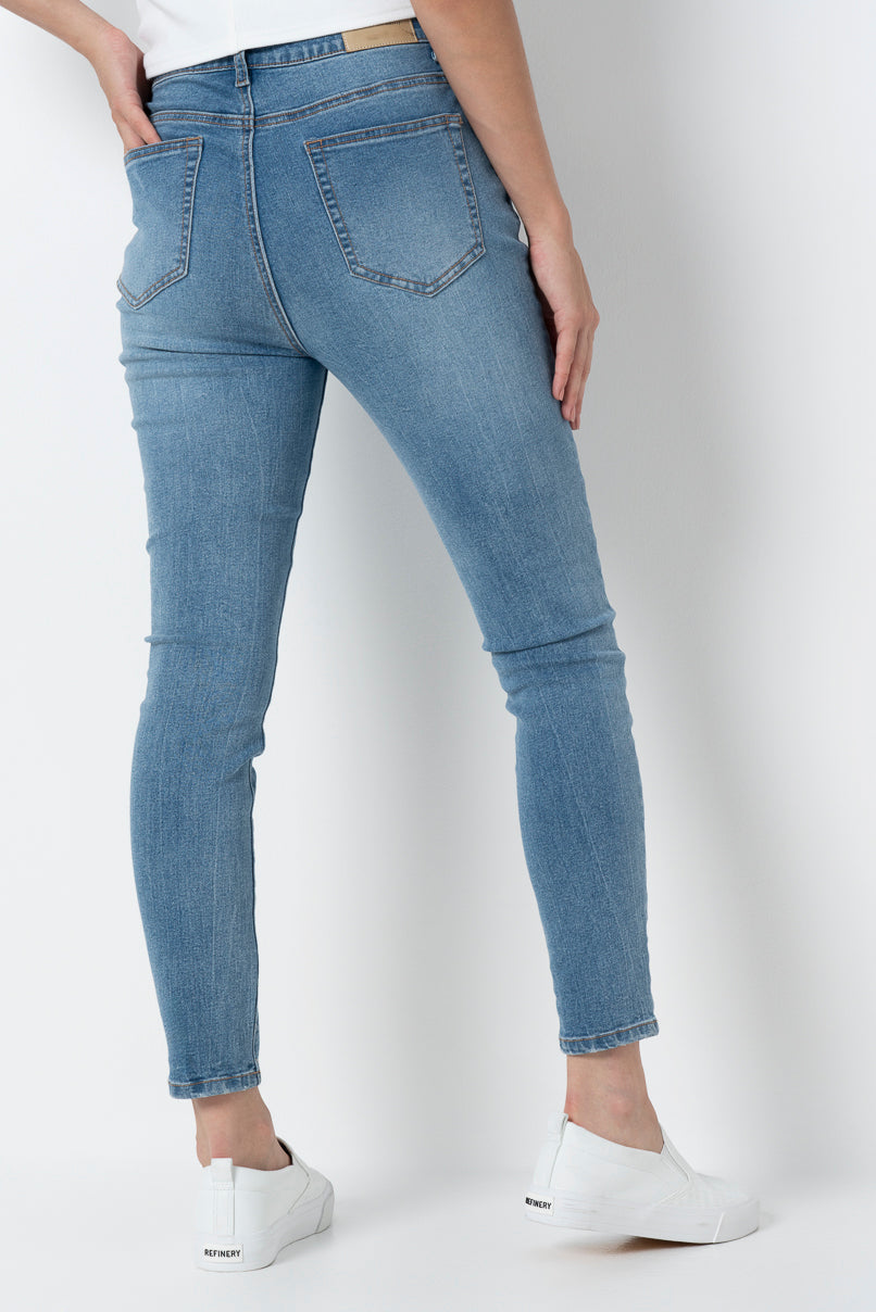 Rf05 Hi-Rise Skinny Jeans _ 156575 _ Light Wash