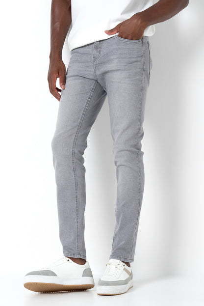 Rf02 Grey Wash Skinny Jeans _ 157372 _ Grey Wash