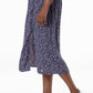 Side Rouched Skirt _ 143389 _ Purple