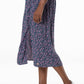 Side Rouched Skirt _ 143389 _ Purple