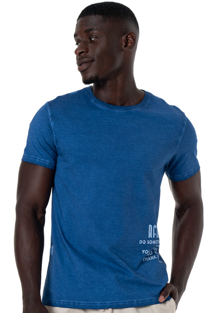 Organic Dye T-Shirt _ 143342 _ Blue
