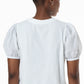Puff Sleeve T-Shirt _ 143239 _ Optic White