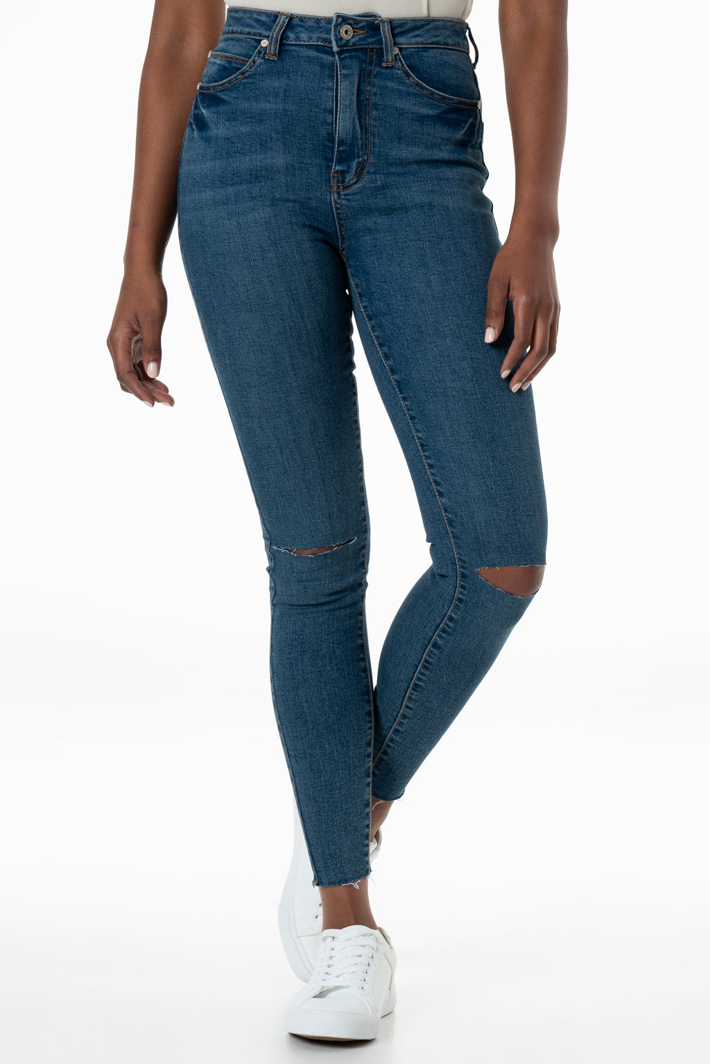 Rf05 Hi-Rise Skinny Jeans _ 142860 _ Mid Wash