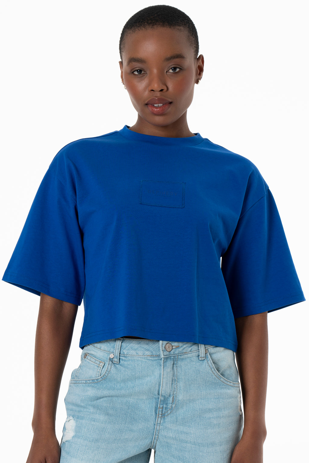 Boxy T-Shirt _ 143238 _ Blue