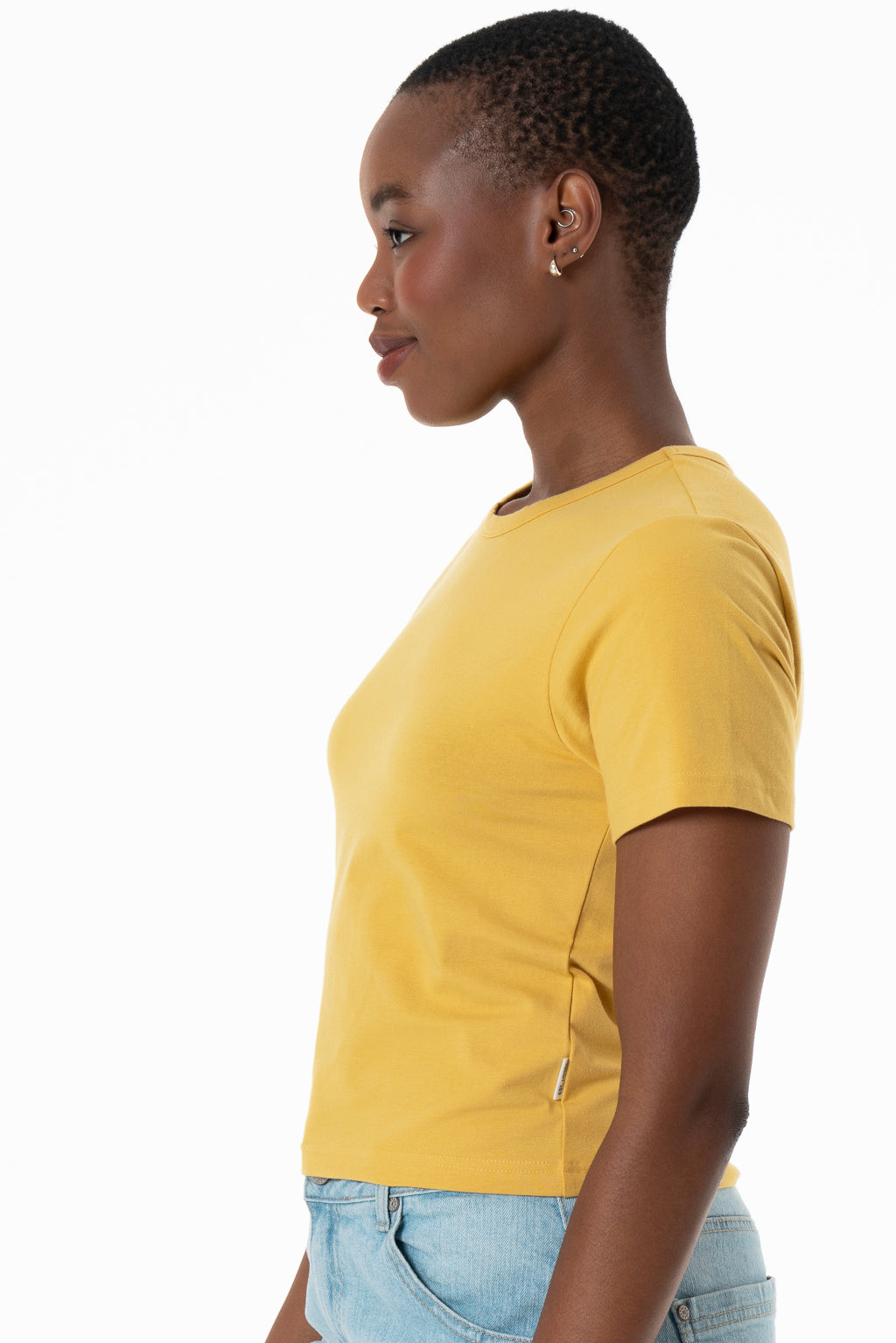 Fitted T-Shirt _ 143361 _ Yellow