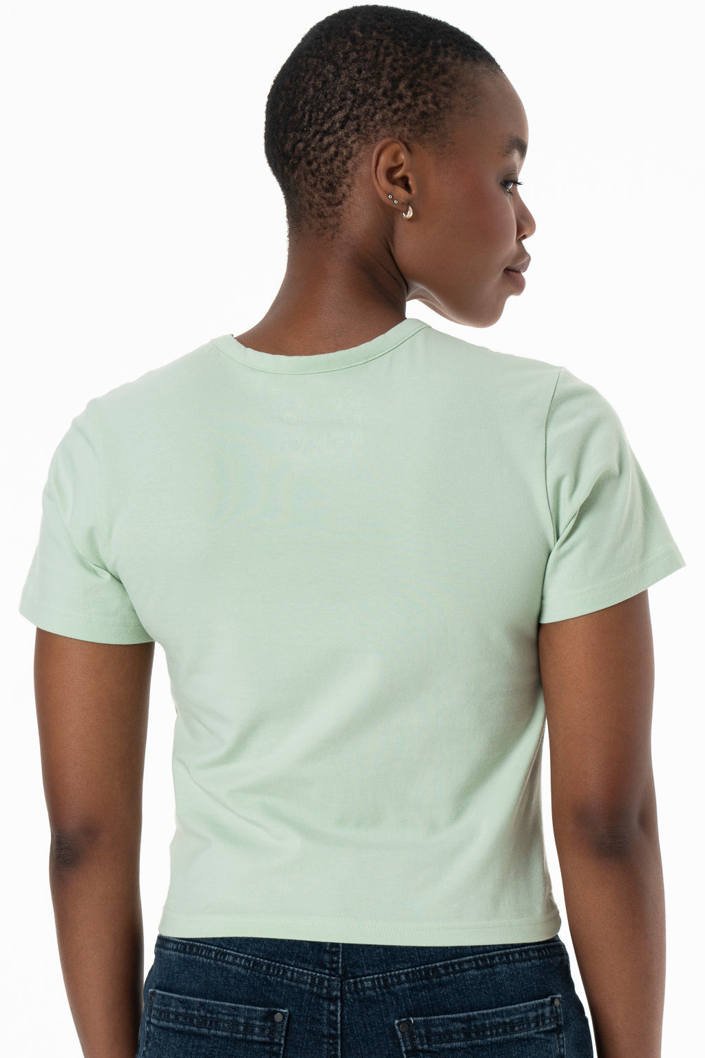 Fitted T-Shirt _ 143360 _ Sage