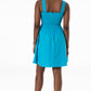 Shirred Bodice Dress _ 143350 _ Blue