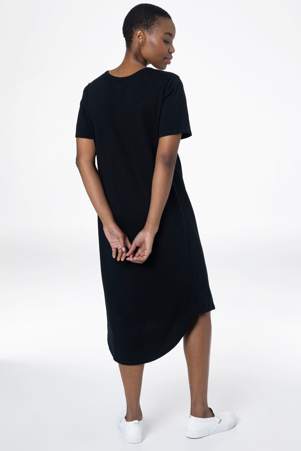 T-Shirt Dress _ 143277 _ Black